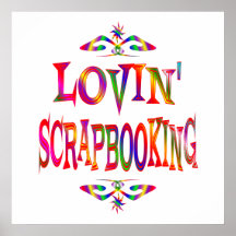 De Minnaar van Scrapbooking Afdruk