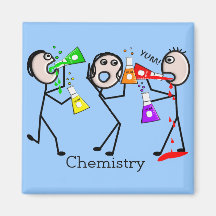 De Minnaars van de chemie plakken de Giften van he Koelkast Magneetjes