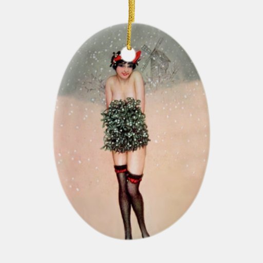 De Misser van de maretak Kerst Ornamenten