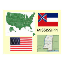 De Mississippi de V.S. Wenskaarten