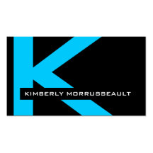 De moderne Visitekaartjes van het Monogram