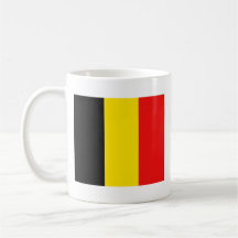 De Mok van de Kaart van de Vlag ~ van België