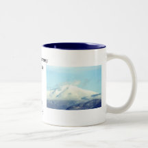 De Mok van de koffie van de Berg van WhiteFace