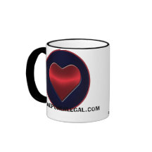De Mok van de Koffie van het hart