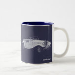 De Mok van de Open tweepersoonsauto van MG TD Mark