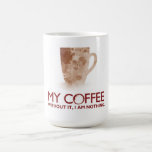 De Mok van de Verslaafde van de koffie