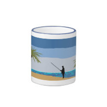 De Mok van de Visser van het strand