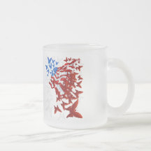 De mok van de Vlag van de Vlinder