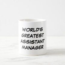 De Mok van de wereld van de Grootste Hulp "Manager