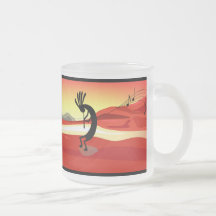 De Mok van de Zonsondergang van Kokopelli