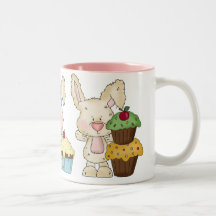 De Mok van het Konijntje van Cupcake