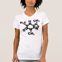 De Molecule van de cafeïne T-shirt