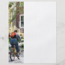 De mooie Dag van de Lente voor een Rit Folders