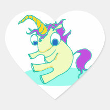De mooie Mooie sticker van de Eenhoorn