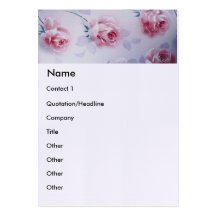 De Mooie Roze Rozen van de textiel Visitekaartjes Sjabloon