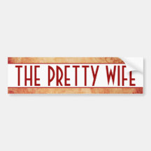 De mooie Sticker van de Bumper van de Vrouw Bumperstickers