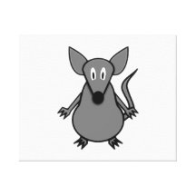 De Muis van de cartoon Canvas Prints