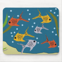 De muisstootkussen van Fishies Muismat