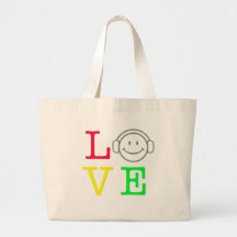 DE MUZIEK VAN DE LIEFDE CANVAS TAS