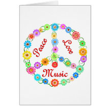 De Muziek van de Liefde van de vrede Kaarten