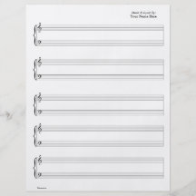 De Muziek van het blad - Piano & Vocaal (schrijf u Gepersonaliseerde Folder
