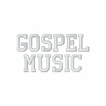 De Muziek van het evangelie Geborduurde Hoodie