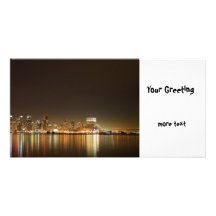 De Nacht van de Horizon van San Diego Persoonlijke Fotokaart