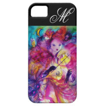 De NACHT van de MASKERADE/het Venetiaanse Monogram iPhone 5 Case-Mate Hoesjes