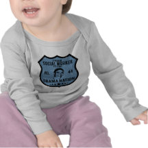 De Natie van Obama van de maatschappelijk werker Tshirt
