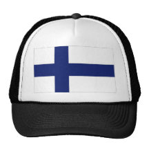 De Nationale Vlag van Finland Petten