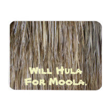 De natuurlijk Koele Rok van Hair_Hula van de Boom  Rechthoekige Magneten