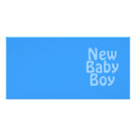 De nieuwe Jongen van het Baby. Blauw Persoonlijke Fotokaarten