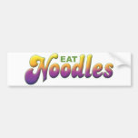 De noedels, eten bumperstickers