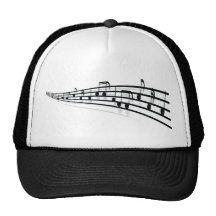 De Nota's van de muziek Trucker Pet