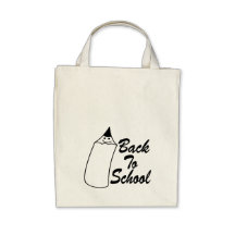 De nouveau à l'école sac de toile