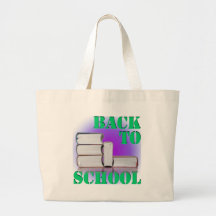 de nouveau à l'école sac en toile