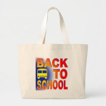 de nouveau à l'école sacs en toile