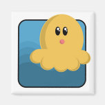 De Octopus van de cartoon Koelkast Magneten