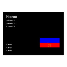 DE OFFICIËLE VLAG VAN DE TROTS POLYAMORY - .PNG VISITEKAARTJES