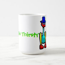 De officiële "zo Dorstige" kop van de Koffie van d Koffie Beker