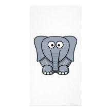 De Olifant van de cartoon Fotokaart Sjabloon