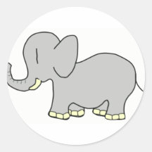 De Olifant van het baby Sticker