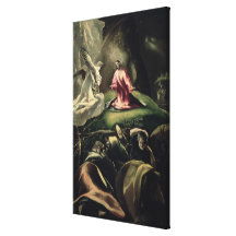 De ondraaglijke pijn in de Tuin Stretched Canvas Print
