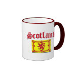 De Ongebreidelde Vlag van Schotland Koffie Beker