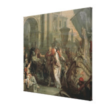 De ontscheping van Cleopatra bij Voetwortel (olie Gallerij Wrap Canvas
