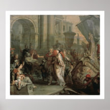 De ontscheping van Cleopatra bij Voetwortel (olie Plaat