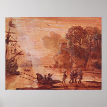 De ontscheping van Strijders in een Haven Plaat