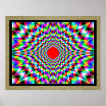De oostelijke Optische illusie van de Zon Print