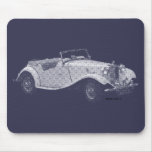 De Open tweepersoonsauto Mousepad van MG TD Mark I Muismatten