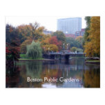 De Openbare Tuinen van Boston Wenskaart